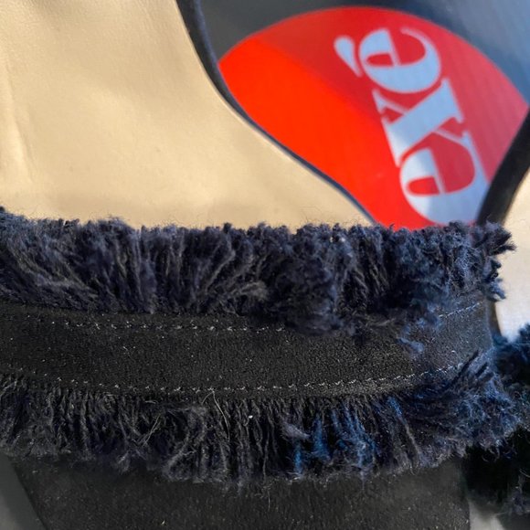 exe suede fringe sandals EUC - Picture 6 of 8